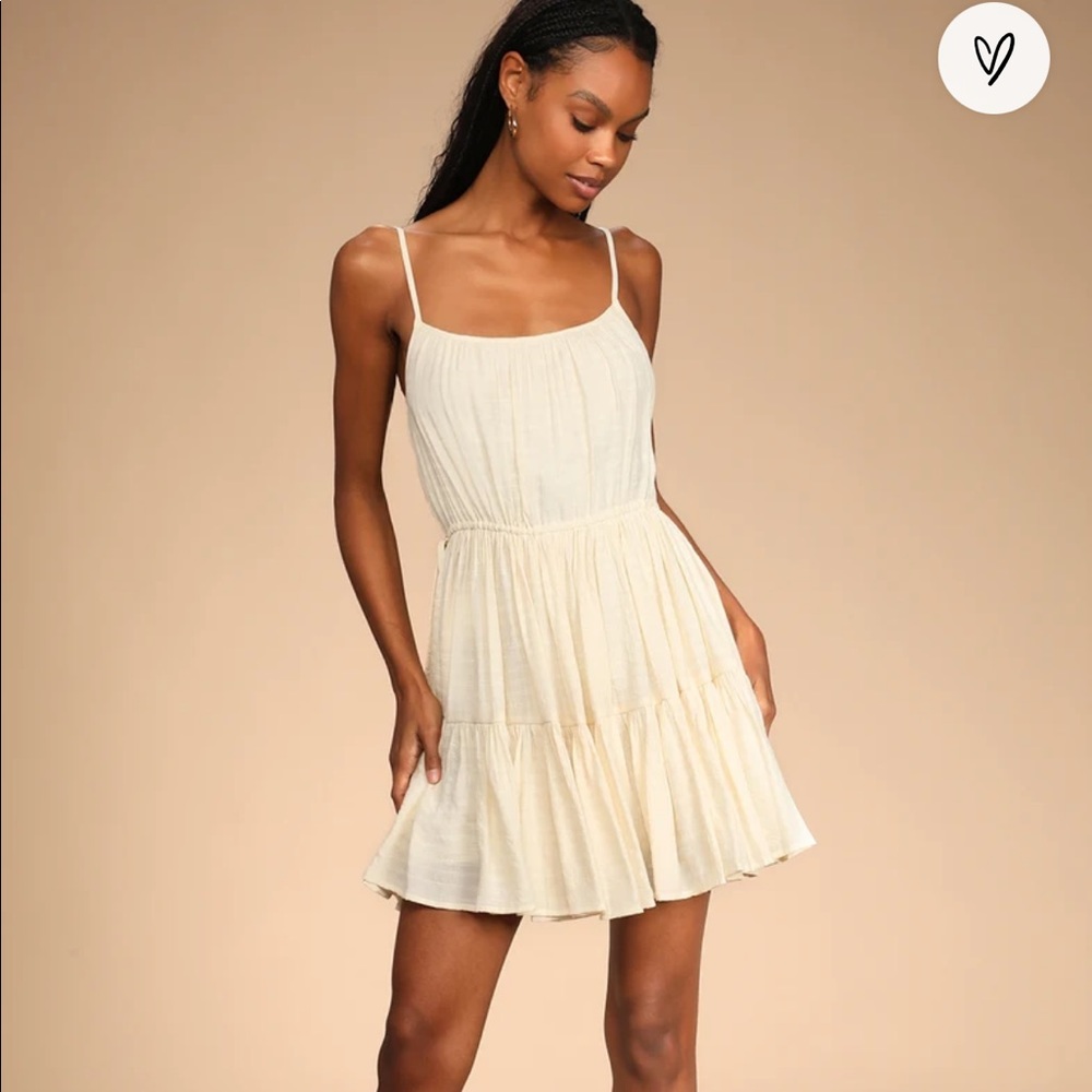 NEW LULUS side tie dress